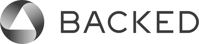 Backed logo